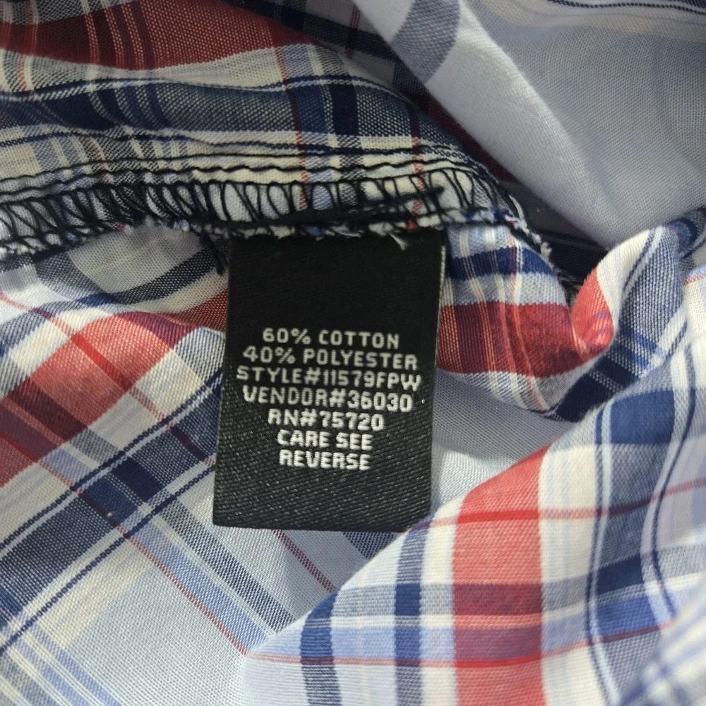BKE Swisher Long Sleeve Button Down Plaid Western Shirt Size XL